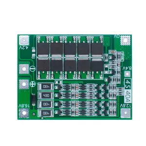 Placa de protección del cargador de batería de litio de iones de litio 18650 11,1 BMS para Motor de taladro 12,6 V 14,8 V/16,8 V equilibrio