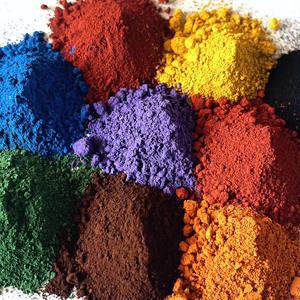 Óxido De Ferro Preço Por Tonelada Óxido De Ferro Azul/Laranja/Vermelho/Preto/Amarelo/Branco/Verde Óxido De Ferro Pigmento para Tijolos Coloração Do Piso De Cimento - Product Image 2
