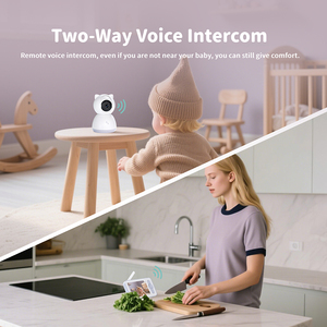 Monitor bayi 5 inci harga rendah langsung dari pabrik Monitor bayi Video kualitas tinggi layar deteksi tangisan Waktu pemakaian baterai 40 jam - Product Image 6