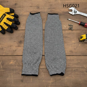 HY, <span class=keywords><strong>Gants</strong></span> de travail <span class=keywords><strong>anti</strong></span>-coupure niveau 5, résistants aux brûlures, pour la manipulation d'outils tranchants, manches de sécurité de 40 cm, HSG021 - Product Image 2