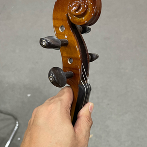 Violín de Madera Maciza Pintado a Mano, Económico, con Patrón Decorativo, Tamaños 1/8-4/4 - Product Image 5