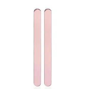 Custom Laser Cut Acrylic Popsicle Stick For DIY Ice Cream Pink Mirror Acrylic Cakesicle Sticks For DIY