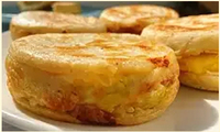 16 trous oeuf Taiwan gaz rue support alimentaire rotatif grande roue pour fil métal gâteau fabricant Pan Machine pour Restaurant