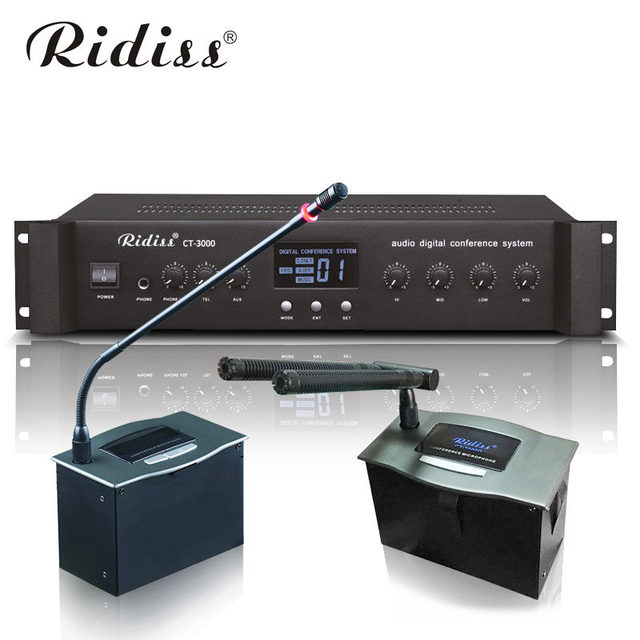 TCT-3000 Digital Hand-in-Hand Conference System with Embedded Multi-functional Engineer Microphone with Screen