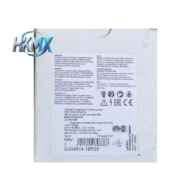 Voltage Monitoring Relay 3UG4614-1BR20 3UG4615-1BR20 3UG4616-1BR20 for Industrial Power System Protection