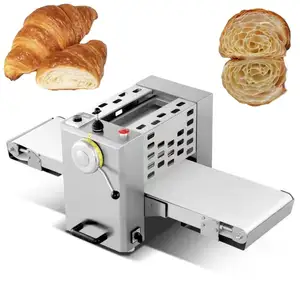 Mechanical Croissant Pastry Machine for Bread Manufacturer Countertop Professional Dough Sheeter Table Top