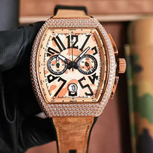 Montre mécanique automatique de luxe de haute qualité, de qualité supérieure, sportive, ovale, avec bracelet en caoutchouc, résistante à l'eau, calendrier lumineux - Product Image 6