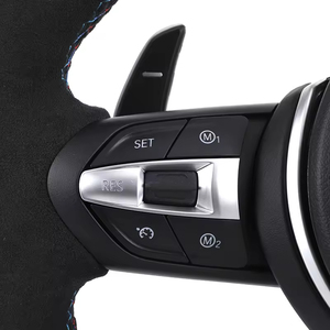 <span class=keywords><strong>M</strong></span> พวงมาลัยหุ้มหนังแบบสปอร์ตสำหรับ BMW F06 F10 F11 F20 F21 F30 F31 F34 M3 F80 M4 F82 M2 X5 E70 E71 E92 E90 - Product Image 3
