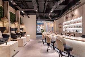 การออกแบบตกแต่งภายในร้านทำเล็บสไตล์โมเดิร์นมินิมอล เฟอร์นิเจอร์ร้านเสริมสวยสั่งทำพิเศษ ครีมสีหรูหราสำหรับร้านทำเล็บ  ชุดอุปกรณ์ร้านค้าพร้อมใช้งานแบบครบวงจร - Product Image 3