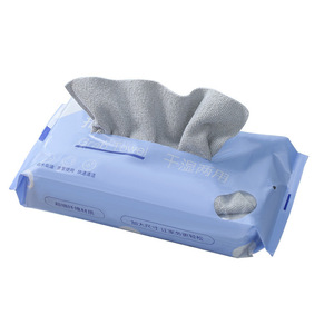 Paño de Limpieza de Microfibra 25x25cm 50 Piezas, Toalla de Limpieza para Auto Gruesa y Absorbente, Multifuncional, Gris, Amarillo Melocotón, Azul - Product Image 5