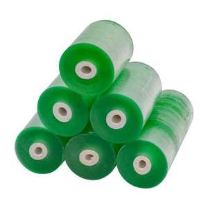 Petit rouleau d'enveloppe de film étirable PE transparent noir de taille personnalisée en gros pour l'épicerie et la promotion - Product Image 3