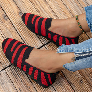 Commerce extérieur 2025 nouvelle mode tête ronde chaussures plates bouche peu profonde paresseux grande taille sans lacet grande taille chaussures pour femmes <span class=keywords><strong>mocassins</strong></span> - Product Image 2