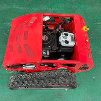 Promotion : Livraison Rapide - Tondeuse à Gazon Zéro Turn 550 mm Télécommandée sur Chenilles pour Terrains de Golf