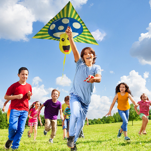 OEM/ODM barato simple luz cometas de dibujos animados que vuelan desde la cometa de plástico al aire libre juguetes de fábrica - Product Image 2