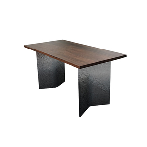 Modern Solid Wood Rectangular <strong>Dining</strong> <strong>Table</strong> <strong>Top</strong> for Hotel Use Premium North American Walnut Wood Durable 4-Seater - Product Image 4