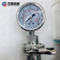 Acier inoxydable 1.5 "Tri Clamp Spunding Valve avec Tri Clamp Diaphragme Manomètre Équipement de brassage