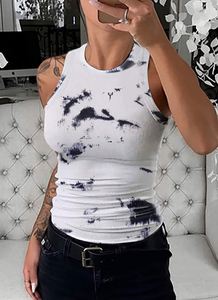 Women's Basic Solid Round Neck Ribbed Tank Top Promotional <b>T</b>-Shirts - Product Image 6