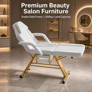 Table de massage professionnelle réglable pour salon de beauté, spa, extension de cils, tatouage – Chaise robuste - Product Image 5