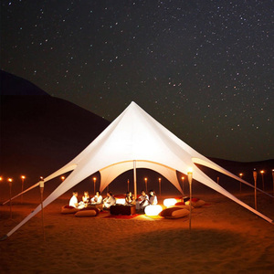 Tente Star Light Luxury Camel Bosse <span class=keywords><strong>Camping</strong></span> Tente gazebo étanche et résistante aux UV pour herbe Party Coffee Store Tente d'installation facile - Product Image 4