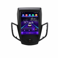 Radio Mobil 9.7" untuk Ford Fiesta MK7 2009-2016 Gaya Tesla Android Auto Apple CarPlay DSP Stereo GPS Navi Multimedia Video Player