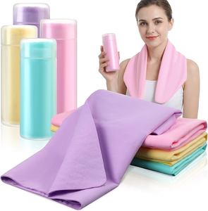 Asciugamano in Pelle Scamosciata 66x43cm per Nuoto, Subacquea, Triathlon e Altri Sport Acquatici - Product Image 2