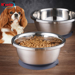 Mangkuk Pemberi Makan Anjing Stainless Steel dengan Pengisap Mangkuk Anjing Kapasitas Besar dengan Silikon Bawah Mangkuk Anti-Slip - Product Image 6