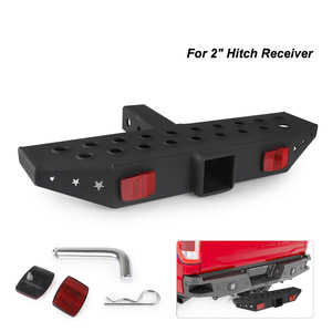 Receptor de enganche para remolque CNSPEED, capacidad de carga de 150 kg, acero negro con reflectores para remolcar camiones - Product Image 4