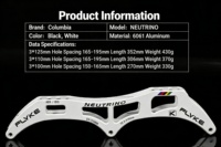 Chaussures de patinage à roulettes Ruidongle Inline Speed Skate Frame CNC en alliage d'aluminium avec roulements Abec-7 pour slalom extérieur et roues lumineuses