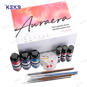 Kit de modification de la gencive simulée <span class=keywords><strong>dentaire</strong></span> KEKR pour céramiques polymérisées/résine d'impression/acrylique PMMA, polymérisation <span class=keywords><strong>à</strong></span> la lumière <span class=keywords><strong>dentaire</strong></span>, glaçage - Product Image 4