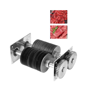 Petite machine à trancher la viande portable, prix abordable, haute qualité, pour couper les bandes de poulet et de bœuf, cuisine industrielle, usage commercial - Product Image 3