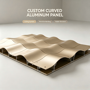 Moderna Cubierta de Entrada de Aluminio, Panel Decorativo para Fachada, Revestimiento para Entrada de Edificio - Product Image 6