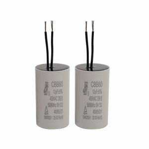 Ac động cơ chạy cbb60 tụ 2.5UF 1.5UF 450V Điện tử thành phần thụ động 5 uF capasitorl Fan điện dung cảm ứng nồi - Product Image 1