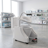 Siège de toilette médical électrique avec assistance pour personnes âgées et handicapées