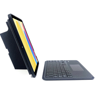 Étui de protection pour clavier en tissu résistant à l'usure avec fente de rangement magnétique double intégrée pour stylet, compatible avec tous les modèles, en TPU intégral