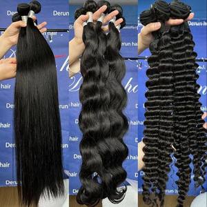 Capelli vergini brasiliani allineati alla cuticola, vendita all'ingrosso di capelli umani, ciocche di capelli vergini, ciocche di capelli brasiliani vergini di visone crudo - Product Image 5