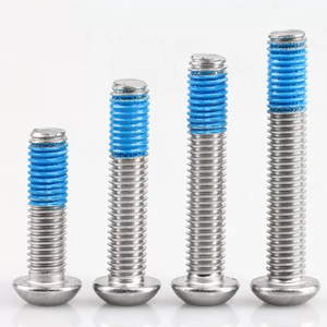 Vis à tête cylindrique hexagonale Torx en nylon, vis à tête cylindrique en nylon, vis auto-serrantes de qualité <span class=keywords><strong>Loctite</strong></span>, vis Nylok bleues - Product Image 1