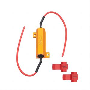 Rx24 ô tô LED phanh lần lượt đèn sương mù chống Strobe Bộ giải mã rx24 50w6r8r Ohm 100w24 Ohm vàng Nhôm nhà ở kháng - Product Image 3