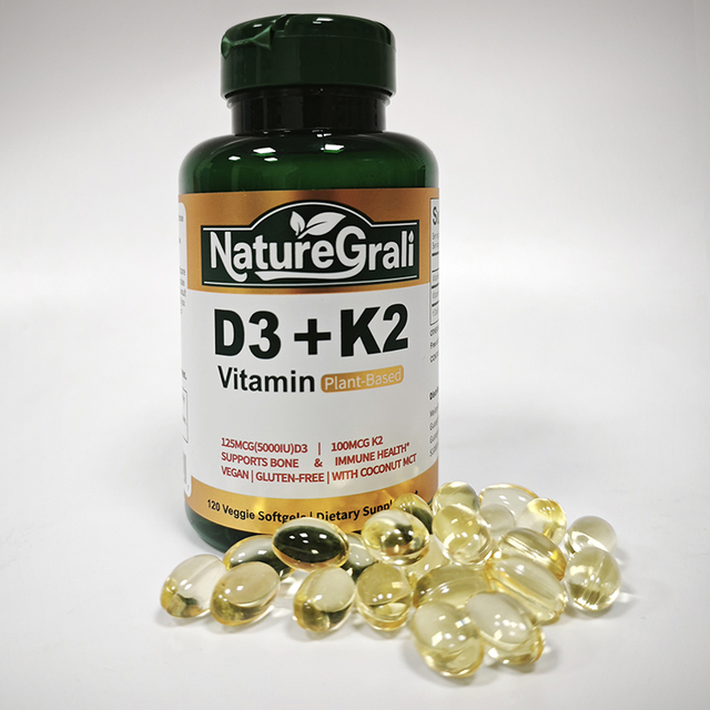 GMP Customized Multivitamin Mineral Vitamin D3 K2 Fish Oil Vitamin E Softgel Capsule for Healthcare Supplement