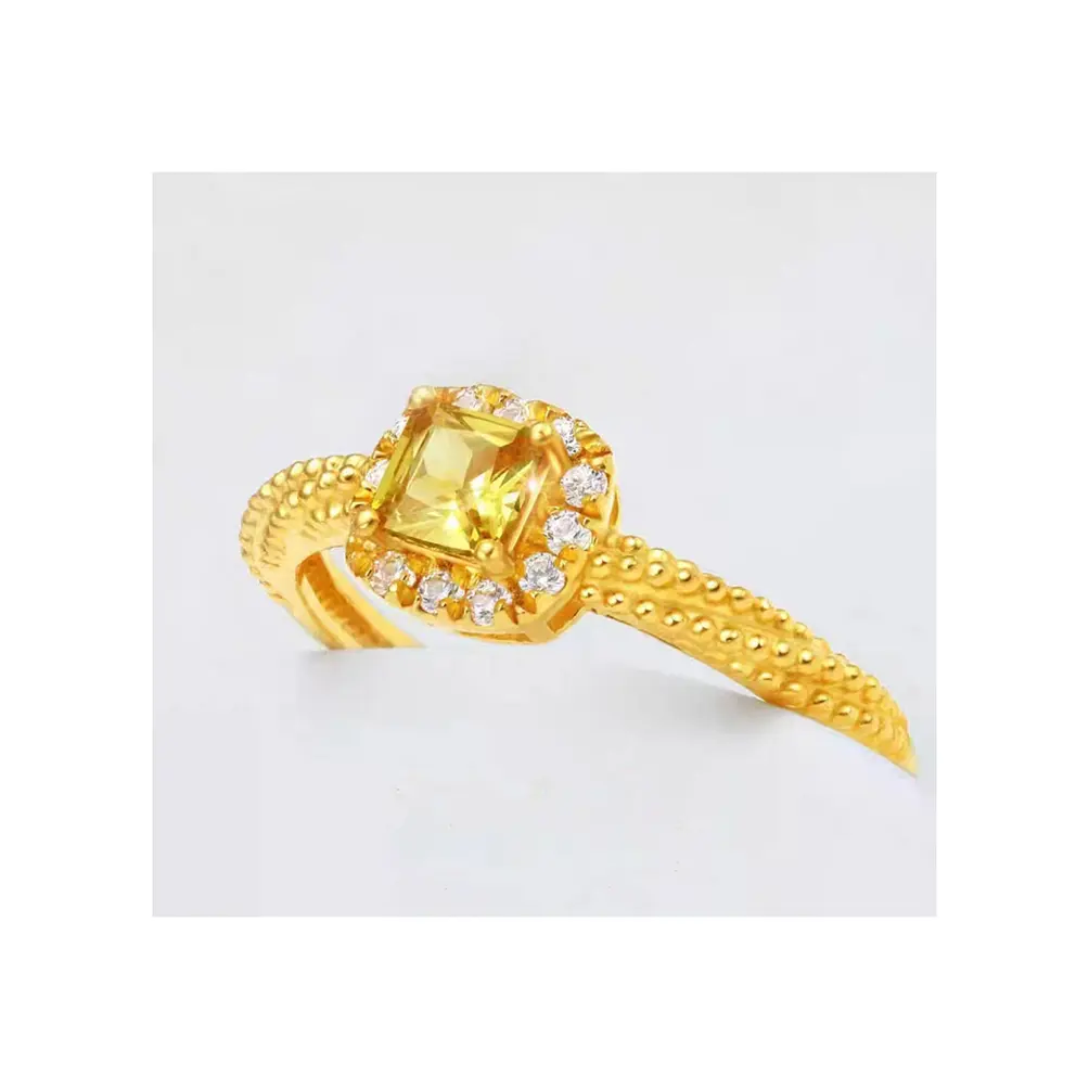 Ayarlanabilir açılış, moda ve lüks elmas kakma altın yüzük ile kadınlar için 999 tam altın küçük şeker halkası