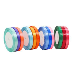 Оптовая продажа, 100 ярдов, <span class=keywords><strong>3</strong></span> см, 4 см, 5 см, букет, одно двойное лицо, полиэфирная атласная лента, Упаковочная подарочная лента для термопечати
