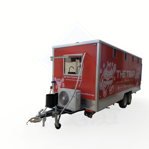 Sosisliler için oturma yemek kamyonu ile gıda kamyonu mobil gıda kamyonu römork - Product Image 3