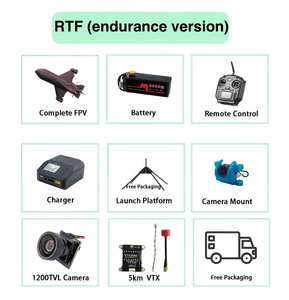 Drone FPV Fpvload ultra-rapide de type fusée, 350 km/h, 5, 7, 10 pouces, avec radiocommande et GPS pour une utilisation par des experts - Product Image 4