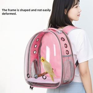 USMILEPET Best Seller PC <span class=keywords><strong>pappagallo</strong></span> borsa da trasporto spazio espandibile ingrandito da esterno gabbia zaino da viaggio porta borse per gatti per esterni - Product Image 2
