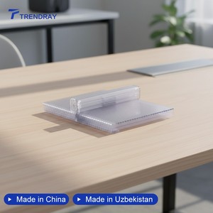 Panneau de toiture cellulaire PC moderne pour hôtel, 12 mm, <span class=keywords><strong>translucide</strong></span>, haute isolation acoustique, <span class=keywords><strong>plaque</strong></span> <span class=keywords><strong>alvéolaire</strong></span> en <span class=keywords><strong>polycarbonate</strong></span> - Product Image 1