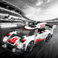 Wange 2883 Blocs de construction de voiture de sport de course Supercar MOC, ensemble de jouets éducatifs à assembler pour enfants