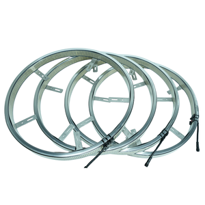 ไฟวงแหวน LED สีขาวแบบสองด้าน ขนาด 17 นิ้ว 10 <span class=keywords><strong>แถว</strong></span> รุ่น 5730 อะลูมิเนียม IP68 กันน้ำ สำหรับรถกระบะยกสูงและรถออฟโรด - Product Image 3