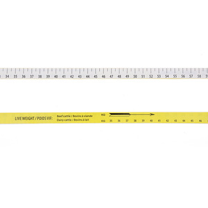 Cinta métrica Wintech de 2.5 metros para medir el peso y el pecho de cerdos y ganado, cinta métrica de plástico azul. - Product Image 2