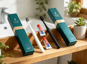 Kit dental para hotel, kit de cepillos de dientes para hotel, kit dental desechable, set de cepillos de dientes para huéspedes, artículos de higiene para hostelería, kit de pasta de dientes para hotel - Product Image 5