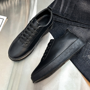 Scarpe da Uomo Autunno Novità Traspiranti di Tendenza per Studenti Versatili con Suola Spessa Piccole Bianche da Ginnastica Sportive alla Moda Novità Primavera - Product Image 5