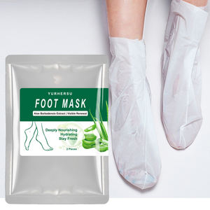 YURHERSU Chaussettes de soin des <span class=keywords><strong>pieds</strong></span> en gros <span class=keywords><strong>pour</strong></span> <span class=keywords><strong>pieds</strong></span> secs et gercés, exfoliantes, hydratantes à l'urée et à l'aloe vera, éliminent <span class=keywords><strong>les</strong></span> peaux mortes, <span class=keywords><strong>masque</strong></span> <span class=keywords><strong>pour</strong></span> <span class=keywords><strong>les</strong></span> <span class=keywords><strong>pieds</strong></span> - Product Image 5